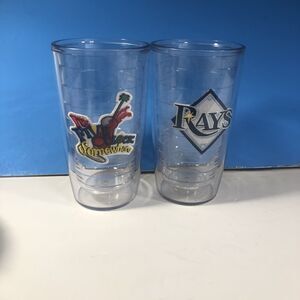 It’s 5 o’clock somewhere & TBay  RAYS- 2 Tervis insulted drink mtumblers - New